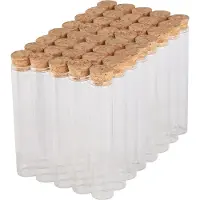 Dayshake Reageerbuisjes met kurk - 40 stuks - 15 cm x 3 cm - Flesjes - Proefbuisjes glas - Glazen Buisjes voor Doopsuiker
