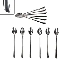 Justinus Set van 12 Twist latte macchiato lepels voor 12 personen - 747-480