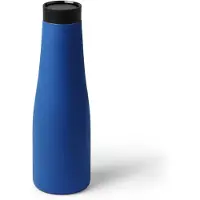 Roly Dubbelwandige RVS Thermosfles. 600 ml kleur Kobalt Blauw Turman 1537. Lasertechniek geschikt