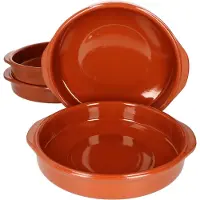 MamboCat Set van 4 Cazuela kleikommen Bernd met handgrepen 25,5cm XXL - 99503
