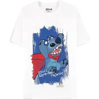 Difuzed Disney Lilo & Stitch - Superhero Unisex T-shirt - S - Wit