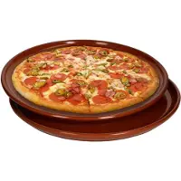 MamboCat Set van 2 pizzaborden 32cm van klei - 33358