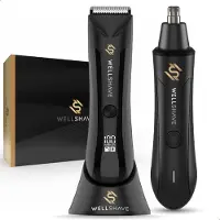 Wellshave Bodygroomer Mannen en Neustrimmer - Shave Package 2.0 - Body Trimmer Heren - Neustrimmer Mannen - Neushaartrimmer Shaver voor Neus, Schaamstreek, Lichaam & Neus