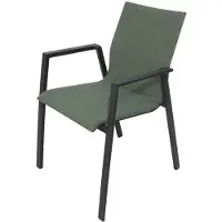 Oosterik Home Genesee stapelstoel midnight grey forest green
