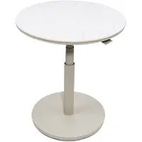 Oosterik Home Padroni verstelbare bijzettafel sunny creme stone dia. 59 cm