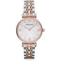 Giorgio Armani AR1683 Gianni T-Bar Tweekleurig Dameshorloge