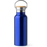 Roly Dubbelwandige RVS Thermosfles. 500 ml kleur Kobalt Blauw Tiset 1537 Geschikt voor lasertechniek