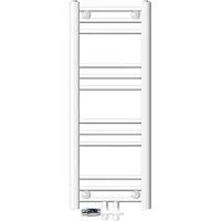 LuxeBath Badkamer radiator middenaansluiting 300x800 mm wit recht met onderaansluitset