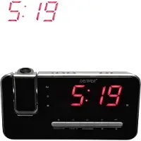 OEM DAB-wekkerradio, netstroom, zwart