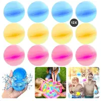 Cheqo Herbruikbare Waterballonnen - Waterbal - Waterballon - Waterballen Set - Zwembadspeelgoed Voor Kinderen - Zwembad Speelgoed - Waterspeelgoed
