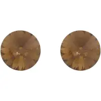 Behave – Dames oorstekers – Smoked Topaz kristal – Klassieke look