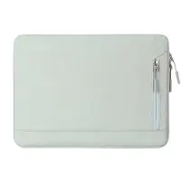 Mobigear Laptophoes geschikt voor Laptop | Dual Zip Sleeve 13 inch Laptop hoes - Groen