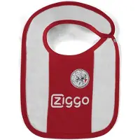 Ajax -baby slabbetje wit rood wit