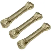 Benson Waslijn incl. 13 knijpers - 3x - elastisch van 190 tot 330 cm - met haken