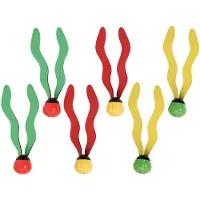 Intex Duikballetjes - 6x - met neopreen staartjes - duikspeelgoed ballen - opduik speelgoed