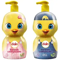 Dalin Baby Shampoo 2x500ml Voordeelverpakking 98% Natuurlijk Zachte Reiniging Anti Prik Formule
