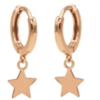Karma hinged hoops symbool star rosé gold M1905HIN
