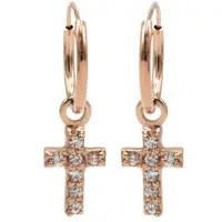 Karma Symbols oorbel Zirconia Faith M2711 Rosé
