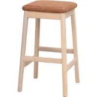Rowico Home Livermore houten barkruk naturel 68 cm