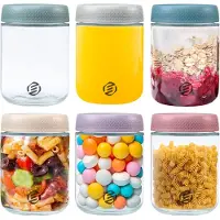 Equivera Overnight Oats Potjes - Muesli Beker - Mason Jar - Havermout - Set - Must have voor jouw ontbijt