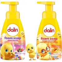 Dalin Foaming Handzeep Mango en Bosvruchten 2 x 200 ml Milde en Verzorgende Schuimzeep voor kinderen
