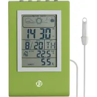 Equivera Weerstation Binnen en Buiten - Hygrometer - Thermometer - Digitaal voor Binnen en Buiten - Luchtvochtigheidsmeter - Geavanceerde Versie