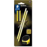 Staedtler Grafietpotlood norix blister 2 st hb zwart geel | 8 stuks