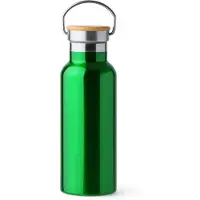 Roly Dubbelwandige RVS Thermosfles. 500 ml kleur Groen Tiset 1537 Geschikt voor lasertechniek