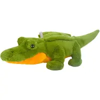 Sandy Knuffeldier Krokodil - zachte pluche stof - knuffels - groen - 62 cm - Cadeau - Kinderen