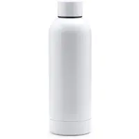 Roly Dubbelwandige RVS Thermosfles. 550 ml kleur Wit Balax 4122 Geschikt voor laser techniek