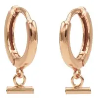 Karma hinged hoops symbool horizontal tube rosé gold M2975HIN