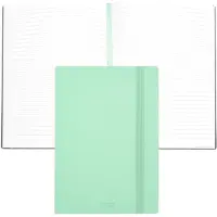 BOSS A5-notitieblok van pastelgroen imitatieleer
