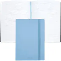 BOSS A5-notitieblok van pastelblauw imitatieleer