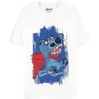 Difuzed Disney Lilo & Stitch - Superhero Unisex T-shirt - M - Wit