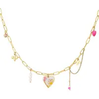 Yehwang Honey blossom charm ketting - goudkleur