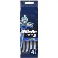 Gillette Gilette Blue 3 Simple 4 stuks 3 Simple 4 stuks