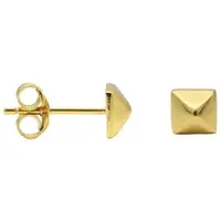 Karma Symbols oorbel M1720 Square Goud