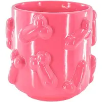 House Vitamin Pot dick ceramics pink -11x11x11,5cm