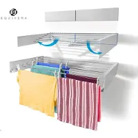 Equivera Wanddroogrek - Wasrek - Droogrek - Wanddroogrek Inklapbaar - Wand Droogrek
