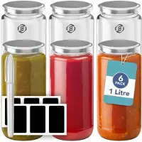 Equivera Overnight Oats Potjes - Muesli Beker - Mason Jar - Havermout - Set - Must have voor jouw ontbijt