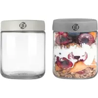 OEM Overnight Oats Potjes - Muesli Beker - Mason Jar - Havermout - Set - Must have voor jouw ontbijt