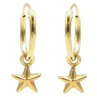 Karma Hoops Oorbel Symbols Polestar Goudplated M2875