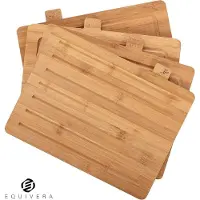 Equivera Snijplankenset met Houder - Snijplankenset - Snijplanken Set - Snijplanken Set met Houder
