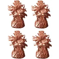 Folat Haza Ballon gewichtje - 10x - rose goud - 170 gram - helium ballontrosje