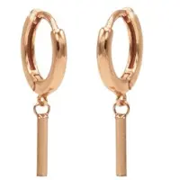 Karma hinged hoops symbool round tube rosé gold M1917HIN