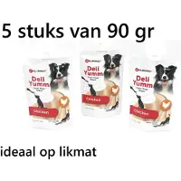 Flamingo ** 5 X ** Deli yumm kip 90 gr -fresh meat hondensnack - ideaal met likmat -