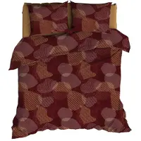Satin d'or Bionic Dekbedovertrek - Extra breed - 260x200/220 cm - Magenta