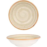 Bonna Serveerschaal aura terrain porselein 9 cm (50cc) set van 2