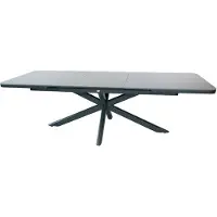 Oosterik Home Hillsdale uitschuifbare dining tafel grey B 200 - 260 x D 100 x H 75 cm
