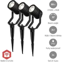 Nedis Slimme tuinspot | Smartlife (Led, Bluetooth)